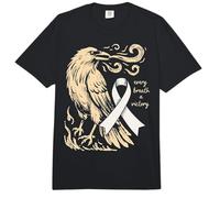 Cáncer de pulmón clásico de Cuervo - Norse Every Breath A Victory Comfort Colors Adult Heavyweight T-Shirt