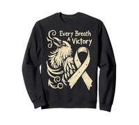 Cáncer de pulmón de Cuervo Vikingo - Norse Every Breath A Victory Sudadera