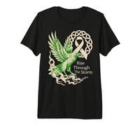 Cáncer de pulmón de Cuervo Vikingo - Rise Through The Storm - Cáncer Camiseta Premium