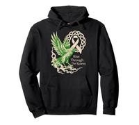 Cáncer de pulmón de Cuervo Vikingo - Rise Through The Storm - Cáncer Sudadera con Capucha