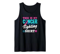 Cáncer de tiroides Esta es mi Lucha contra el cáncer Camiseta sin Mangas