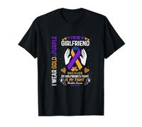 Cáncer de vejiga Novia Sobreviviente Apoyo Novio Camiseta