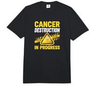 Cancer Destruction in Progress Chemo Fighter Comfort Colors Adult Heavyweight T-Shirt