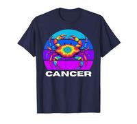 Cáncer El Cangrejo Horóscopo Multicolor Cáncer, Multicolor Cang Camiseta