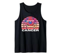 Cáncer El Cangrejo Horóscopo Multicolor Cáncer, Multicolor Cang Camiseta sin Mangas