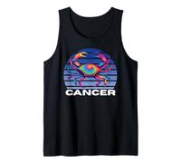 Cáncer El Cangrejo Horóscopo Multicolor Cáncer, Multicolor Cang Camiseta sin Mangas