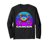 Cáncer El Cangrejo Horóscopo Multicolor Cáncer, Multicolor Cang Manga Larga