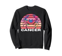 Cáncer El Cangrejo Horóscopo Multicolor Cáncer, Multicolor Cang Sudadera