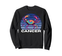Cáncer El Cangrejo Horóscopo Multicolor Cáncer, Multicolor Cang Sudadera