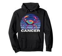 Cáncer El Cangrejo Horóscopo Multicolor Cáncer, Multicolor Cang Sudadera con Capucha