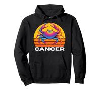 Cáncer El Cangrejo Horóscopo Multicolor Cáncer, Multicolor Cang Sudadera con Capucha