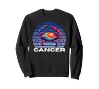 Cáncer El Cangrejo Multicolor Tie Dye Cáncer, Cangrejo Multicolor Sudadera
