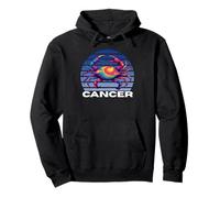 Cáncer El Cangrejo Multicolor Tie Dye Cáncer, Cangrejo Multicolor Sudadera con Capucha