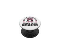 Cáncer eligió una Pelea con el moño desordenado de la Chica equivocada PopSockets PopGrip Adhesivo