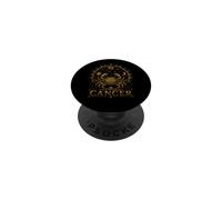 Cáncer Horóscopo Zodiaco Arte Celestial Diseño de Astrología Cangrejo PopSockets PopGrip Adhesivo