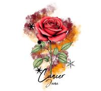 Cancer in June Rose Guided Journal: Plant Your Intentions, Cultivate Your Dreams, Bloom Boldly