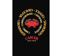 Cancer Journal Book: Lined Astrological Sign Notebook or Diary | Gift for the Cancer in Your Life