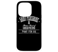 Cáncer San Peregrino Patrono Santo del Cáncer Católico Carcasa para iPhone 14 Pro