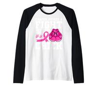 Cáncer se peleó con la Chica equivocada Camiseta Manga Raglan