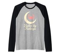 Cáncer Signo Lunar Zodíaco Astrología Empático Energía Espiritual Camiseta Manga Raglan