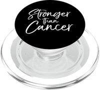 Cancer Treatment Saying Survivor Gift Stronger Than Cancer PopSockets PopGrip para MagSafe