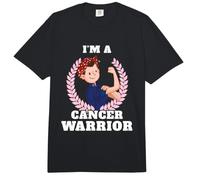 Cancer Warrior Brave Fighter Strength Survivor Comfort Colors Adult Heavyweight T-Shirt