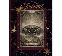 Cancer Zodiac Journal: Gothic Astrology Notebook, 8.5 x 11 Lined Journal, 120 Pages