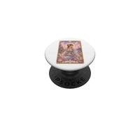Cancer Zodiac Sign Tarot Card Fairy Tale Pastel Fantasy Art PopSockets PopGrip Adhesivo