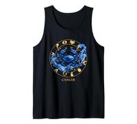 Cáncer Zodíaco Astrología Horóscopo Constelación Celestial Camiseta sin Mangas