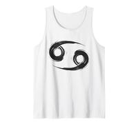 Cáncer Zodiaco Astrología Signo el Cangrejo Dibujado Camiseta sin Mangas