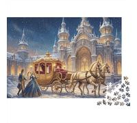 Canción de Amor de Invierno de la Ciudad de Hielo Puzzle De Madera 1000 Piezas Adultos Y Niños,14 Años+,Reto,Anti-estrés,Rompecabezas,Deco Pared,Regalo Ideal,Madera,Desafío,Relax,Educativo (75x50cm)