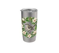 Canción del Estado Magnolia Vaso térmico de acero inoxidable de doble pared