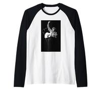 Canción en Vivo de Neil Diamond Sung Blue Singer 1984 Camiseta Manga Raglan