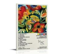 Canciones e instrumentales: lienzo de Adrianne Lenker para pared, adecuado para dormitorio, comedor y sala de estar, hermosas obras de arte son un gran regalo para amigos, estilo marco, 40 x 60 cm