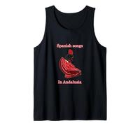 Canciones españolas Souvenir España Andalucía Camiseta sin Mangas