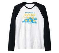 Canciones Infantiles para bebés para Cinco Patos pequeños Camiseta Manga Raglan
