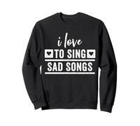 Canciones tristes Me Encanta Cantar Country Music Festival EMO Hipster Sudadera
