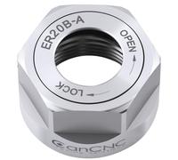 CanCNC Tooling Solutions ER20B-A Tuerca de portabrocas hexagonal, equilibrada a 18.000 RPM a G2.5, 0537-2000