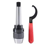 CanCNC Tooling Solutions Portabrocas sin llave de precisión MT3 de 1/16-1/2 pulgadas, resistente con vástago integrado, mandíbulas de titanio, 0537-1203