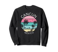 Cancún México Retro Mexican Resort Vacaciones Viaje de verano 2023 Sudadera