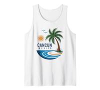 Cancun Mexico Summer Travel Beach Lifestyle Camiseta sin Mangas