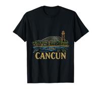 Cancun México Travel Souvenir City Landmark Gift Camiseta