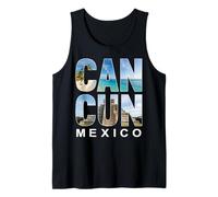 Cancún México Viajes Vacaciones Playa Ruinas Mayas Camiseta sin Mangas