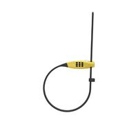 ABUS Candado de cable Combiflex TravelGuard – 45 cm, código numérico – Amarillo