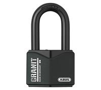 Candado ABUS Granit 37/55HB50 #SZP con soporte alto y tarjeta de seguridad, para uso en exteriores, con cilindro de disco incorporado, nivel de seguridad 10