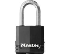 Candado, acero Masterlock, con cubierta de protección contra el óxido, UE 4 unid.