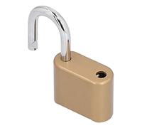 Candado Antirrobo Contraseña Gruesa Candado Equipaje Cerradura Segura para Puerta Seguridad del Hogar Aleación de Zinc 75 × 52 × 24 mm (Oro)