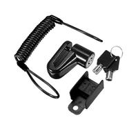 Candado antirrobo de Cable de Acero for Frenos de Disco, Compatible con Patinete eléctrico Xiaomi M365.(Black-Black)