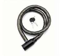 Candado antirrobo para Bicicleta, Resistente, portátil, Resistente al Agua y al Polvo, con núcleo de aleación de Acero y latón, Cubierta de Piel sintética de PVC. Ideal.