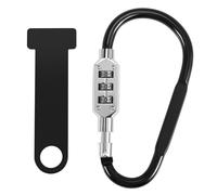 Candado antirrobo para casco abierto con cierre de cara abierta y barra en T para moto de carreras